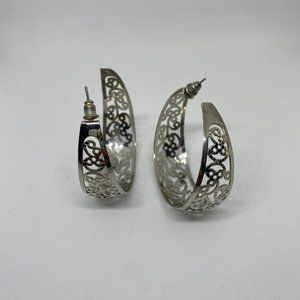 Round Hoop Earrings